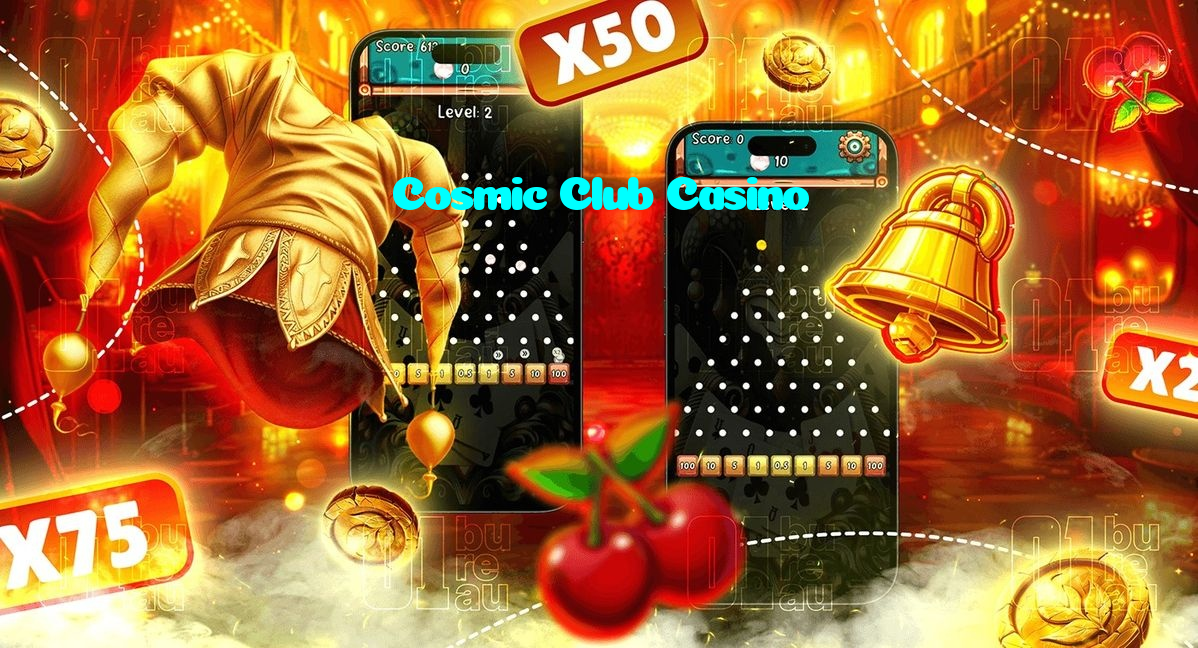 Cosmic Club Casino casino presented on mobile device in Pakistan with slots and live games